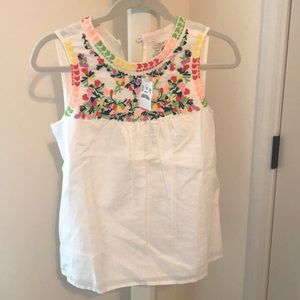 Summer floral tank top